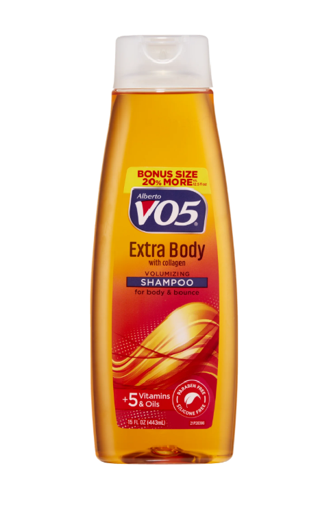 Shampoo Volumoso com Colageno Alberto Vo5 Extra Body de 15Oz.