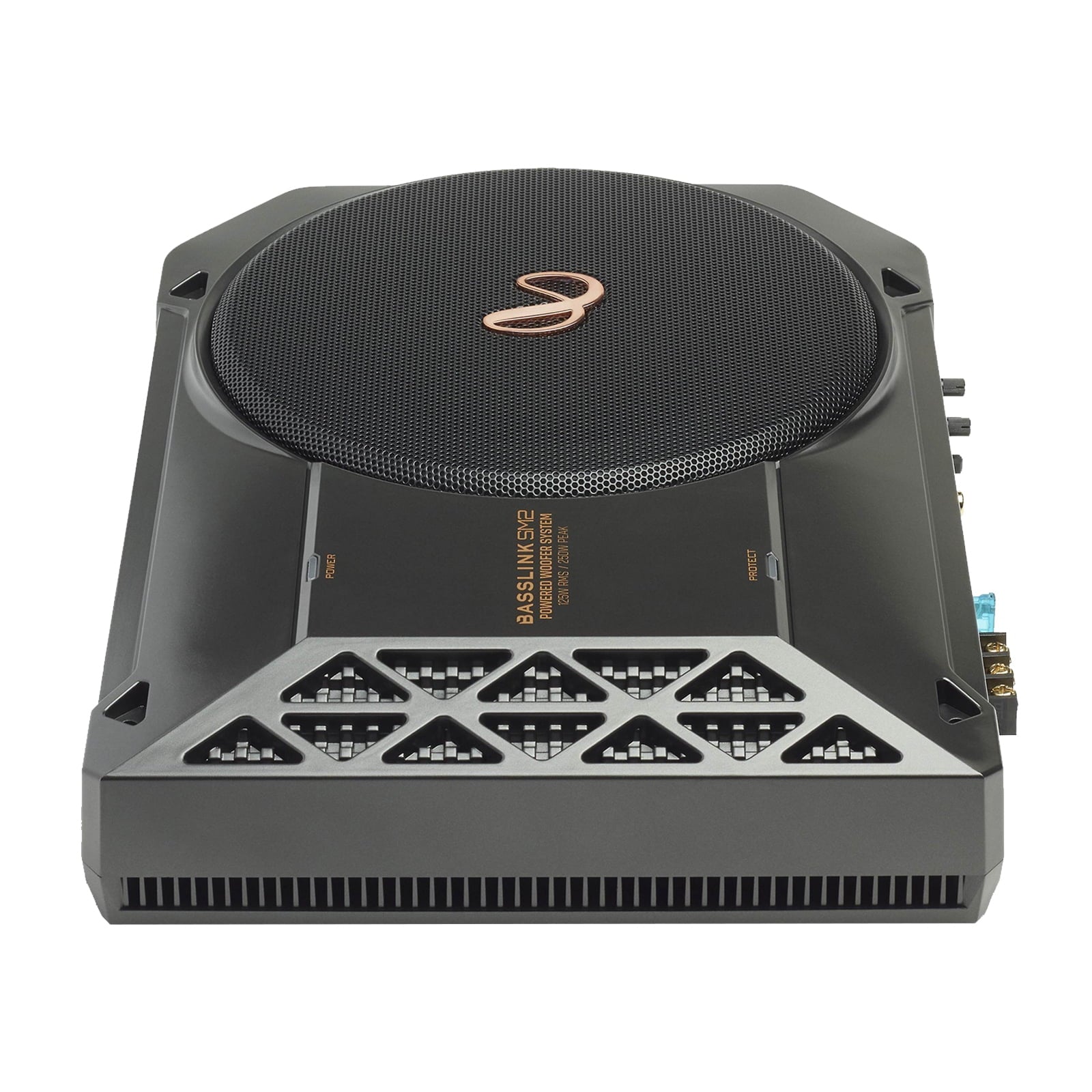 Infinity BASSLINK SM2 8" Shallow-Profile Powered Underseat Subwoofer w/ 125W Amp