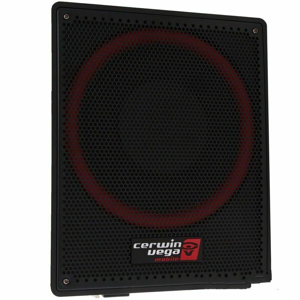 Cerwin Vega Mobile 12" 600 Watt Car Subwoofer, Black, 12"