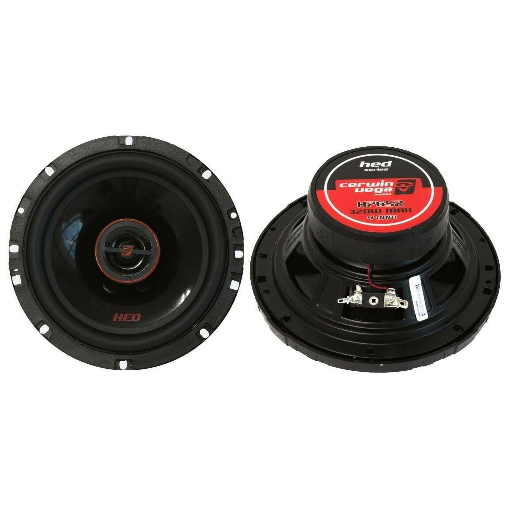 2 Pair (4 - Speaker Total ) Cerwin Vega 6.5" 2-Way Coaxial Speaker System 640 Watts Max