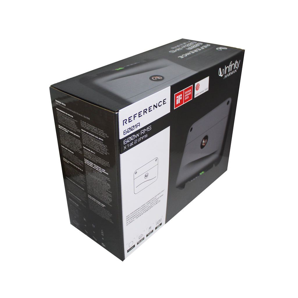 Infinity REFERENCE Monoblock 600W RMS at 1 @ 2-Ohms Class-D Car Amplifier