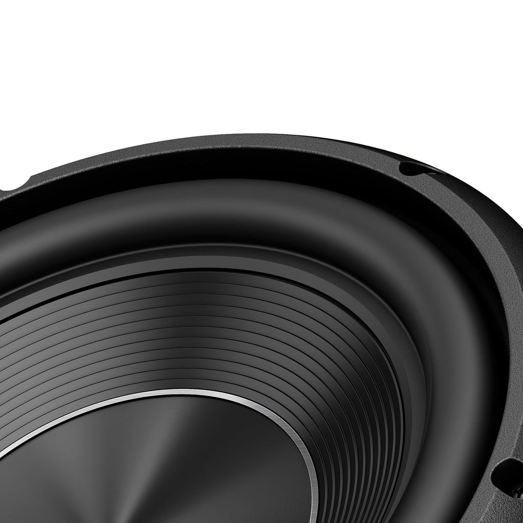 Pioneer Soft Hi-Fi Reproduction Subwoofer 10" - 1300 W Max Power, dual 4-ohm Voice Coil, IMPP™ cone, Single 4Ω Voice Coil -