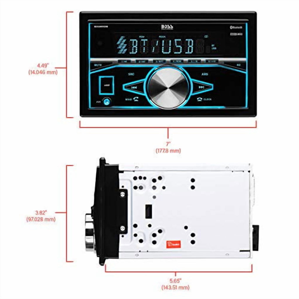 BOSS Audio Systems Car Stereo Bluetooth, Multi Color