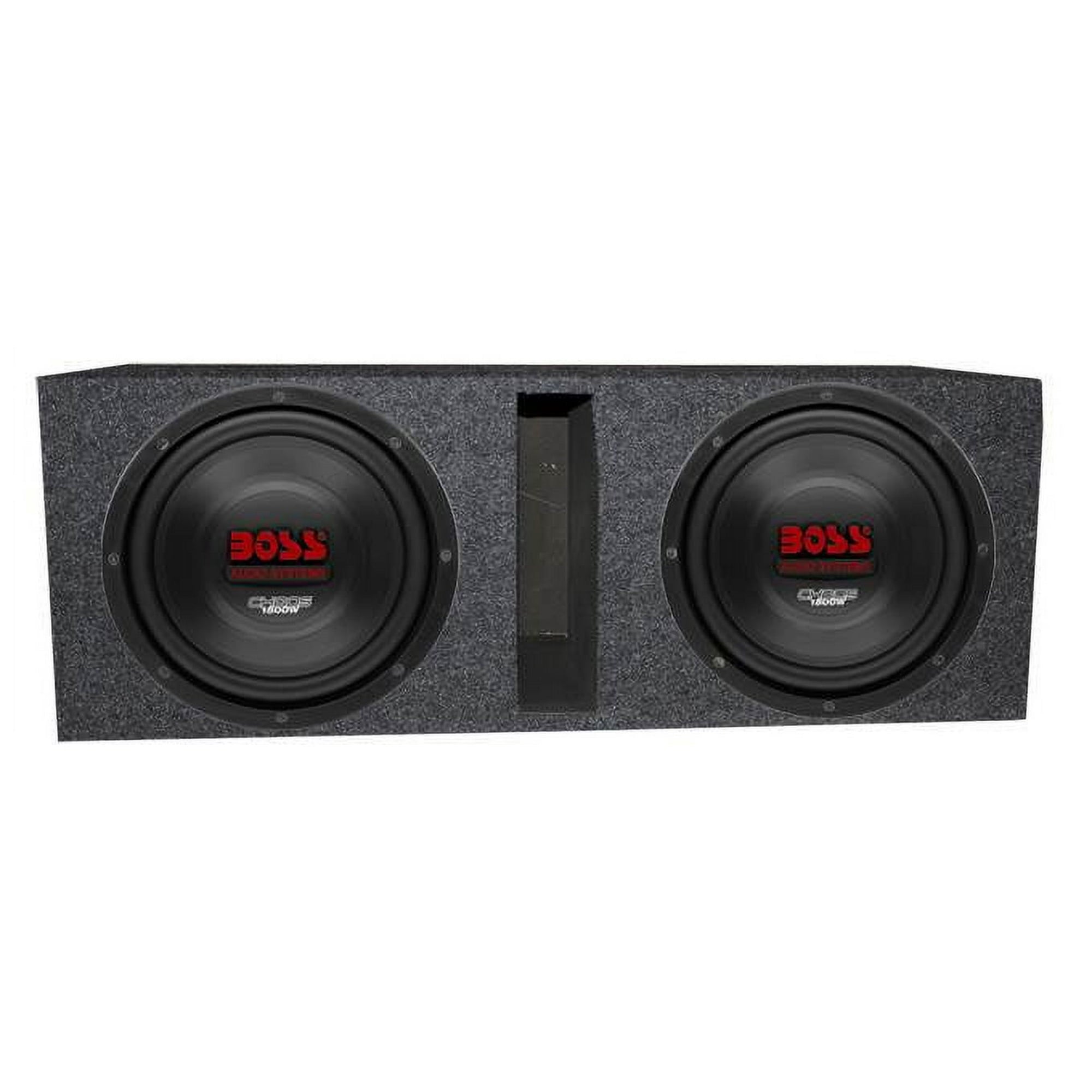 Boss 10" 3000W Car Subwoofers Subs Woofers 4 Ohm Vented Box Enclosure Pair.