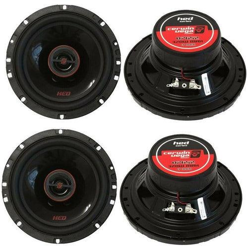 2 Pair (4 - Speaker Total ) Cerwin Vega 6.5" 2-Way Coaxial Speaker System 640 Watts Max