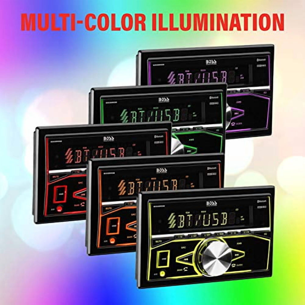 BOSS Audio Systems Car Stereo Bluetooth, Multi Color