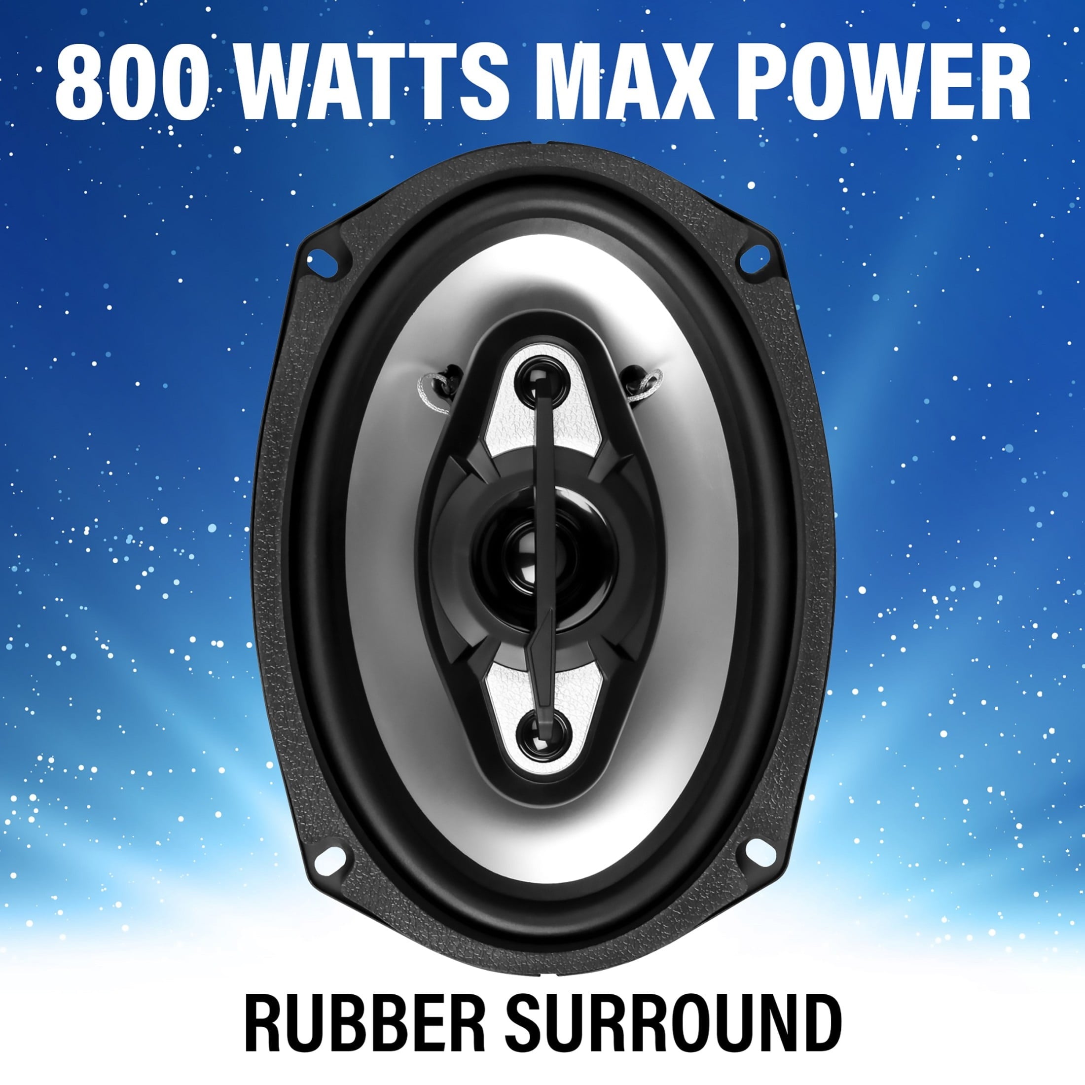 BOSS Audio 6” x 9” Car Speakers, 800 Watts/Pair, Full Range, 4 Way Pair.