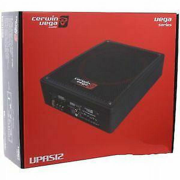 Cerwin Vega Mobile 12" 600 Watt Car Subwoofer, Black, 12"