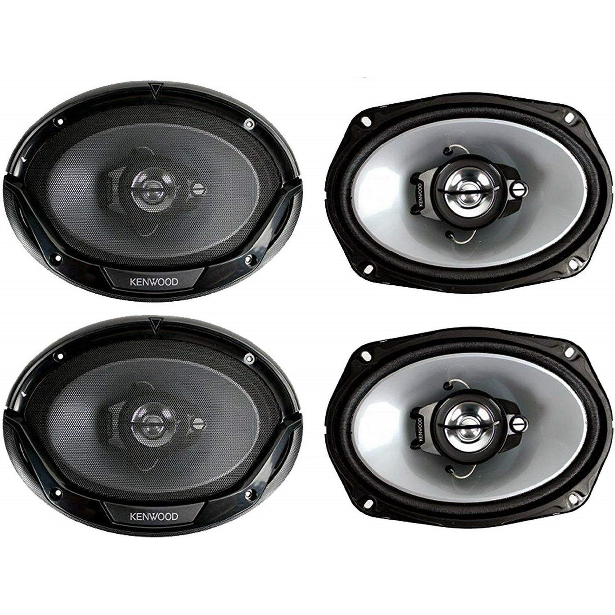 4 - Speakers KENWOOD 6" x 9" 3-WAY CAR AUDIO COAXIAL SPEAKERS 6x9" 800W