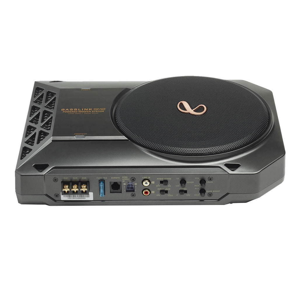 Infinity BASSLINK SM2 8" Shallow-Profile Powered Underseat Subwoofer w/ 125W Amp