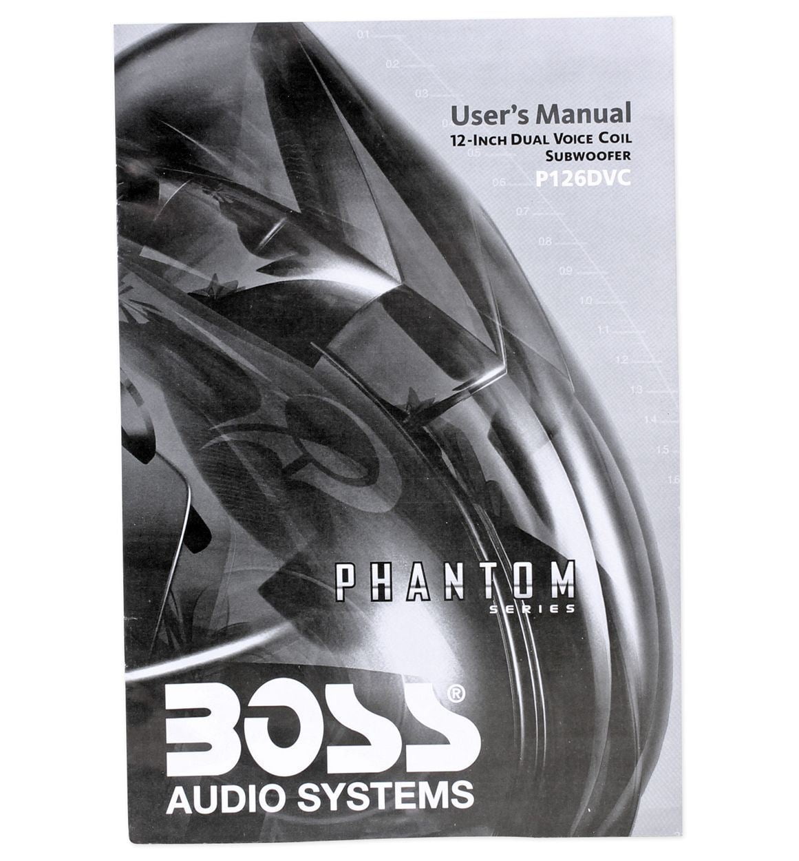 Boss 12" Dual 4-Ohm Voice Coil Subwoofer (One Subwoofer)