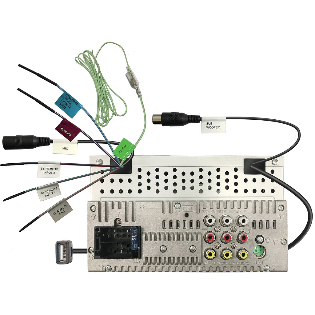 KENWOOD  2-DIN Car Stereo with 6.8" Touchscreen, Bluetooth and Back-up Camera Input (New)