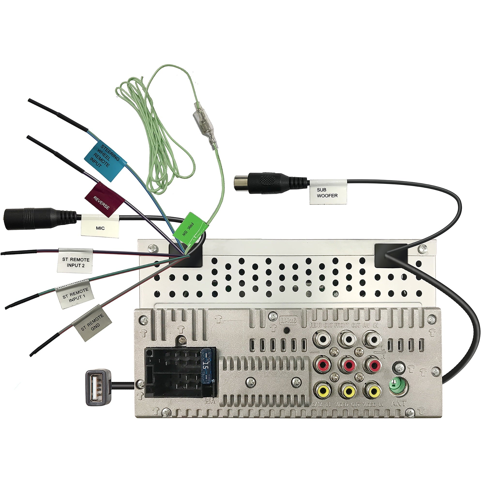 KENWOOD  2-DIN Car Stereo with 6.8" Touchscreen, Bluetooth and Back-up Camera Input (New)