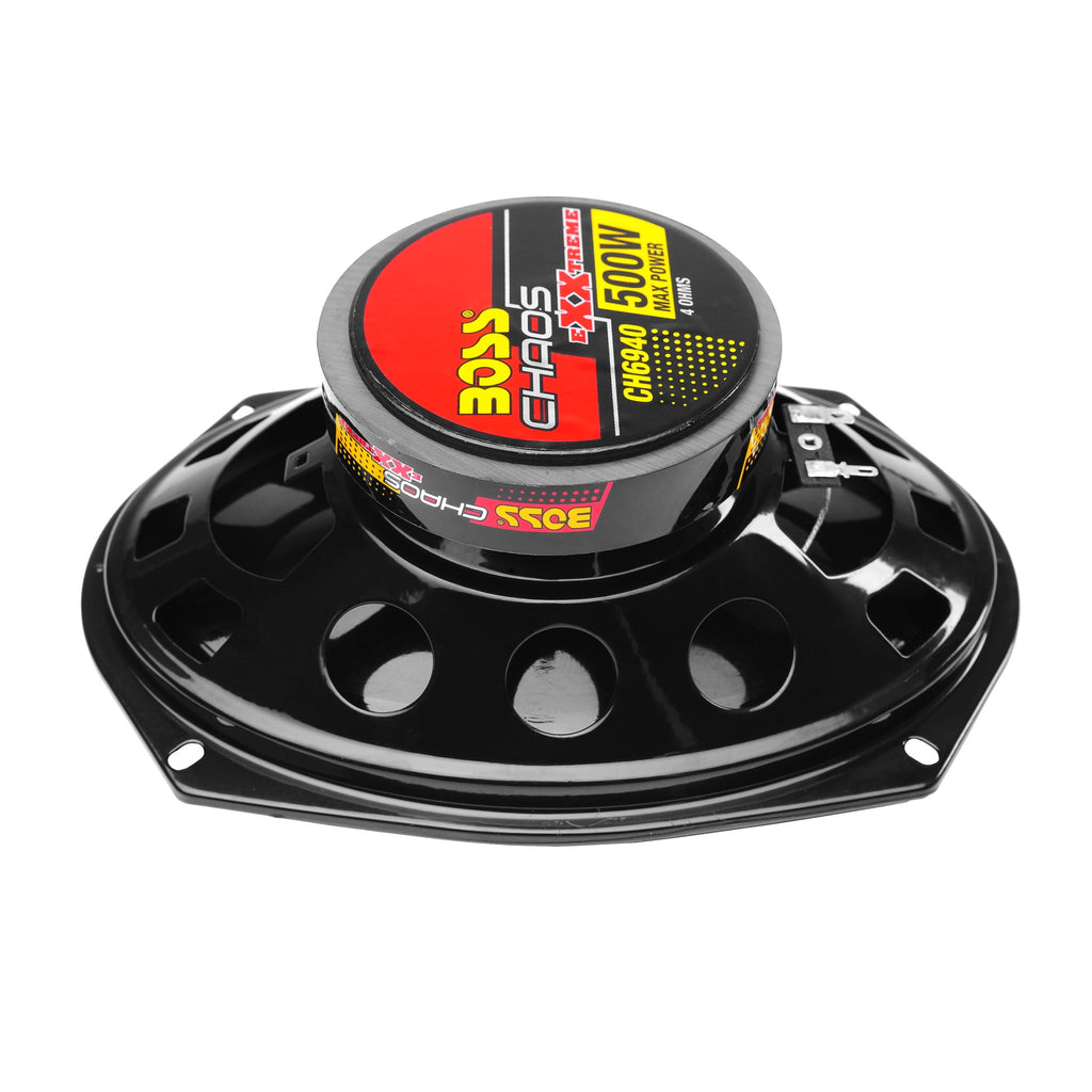 BOSS Audio 6” x 9” Car Speakers, 500 Watts, Full Range, 4 Way Pair.