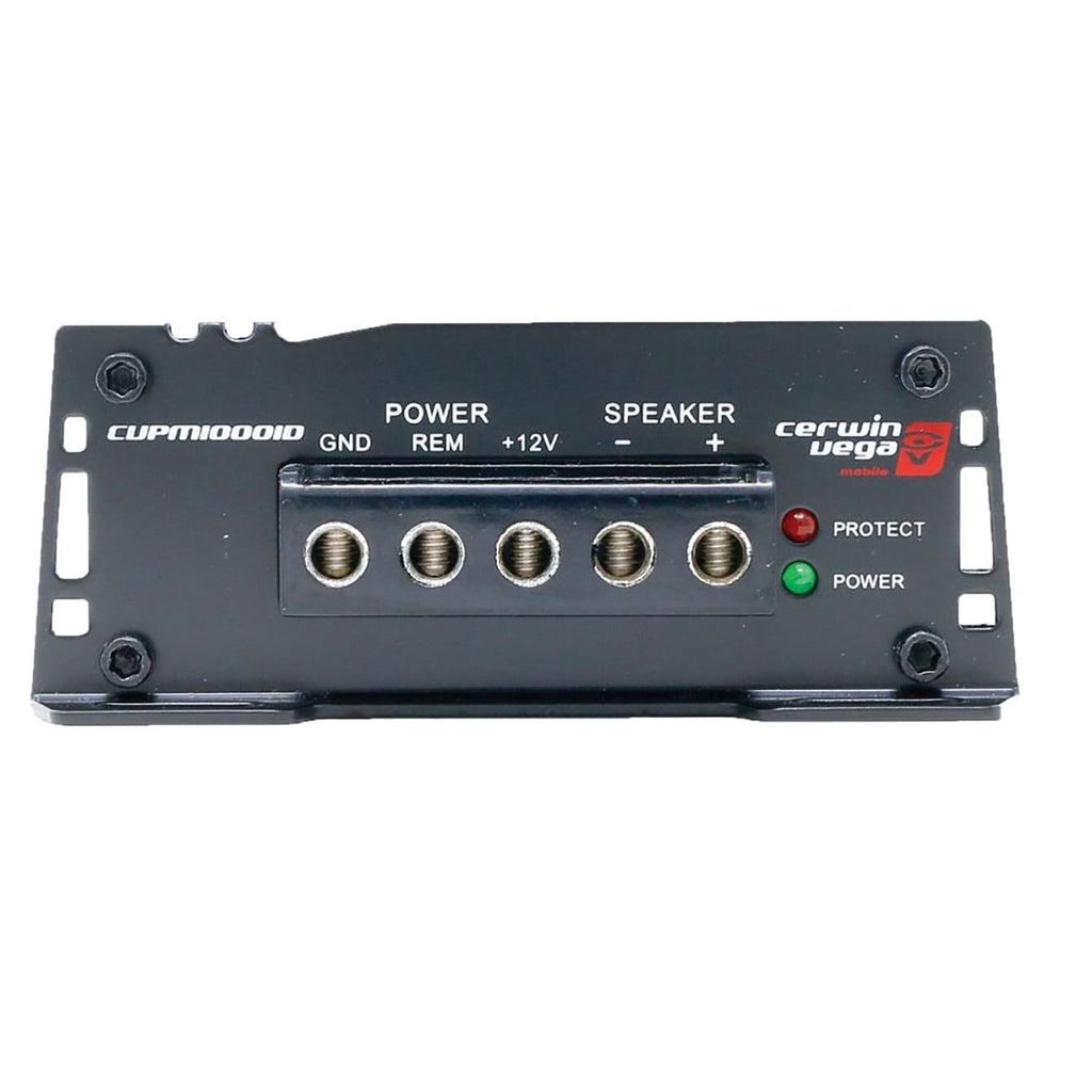 Cerwin-Vega Mobile Performance Series 1,000-Watt-Max Mini Monoblock Class-D Amplifier for Vehicles, with Wired Remote