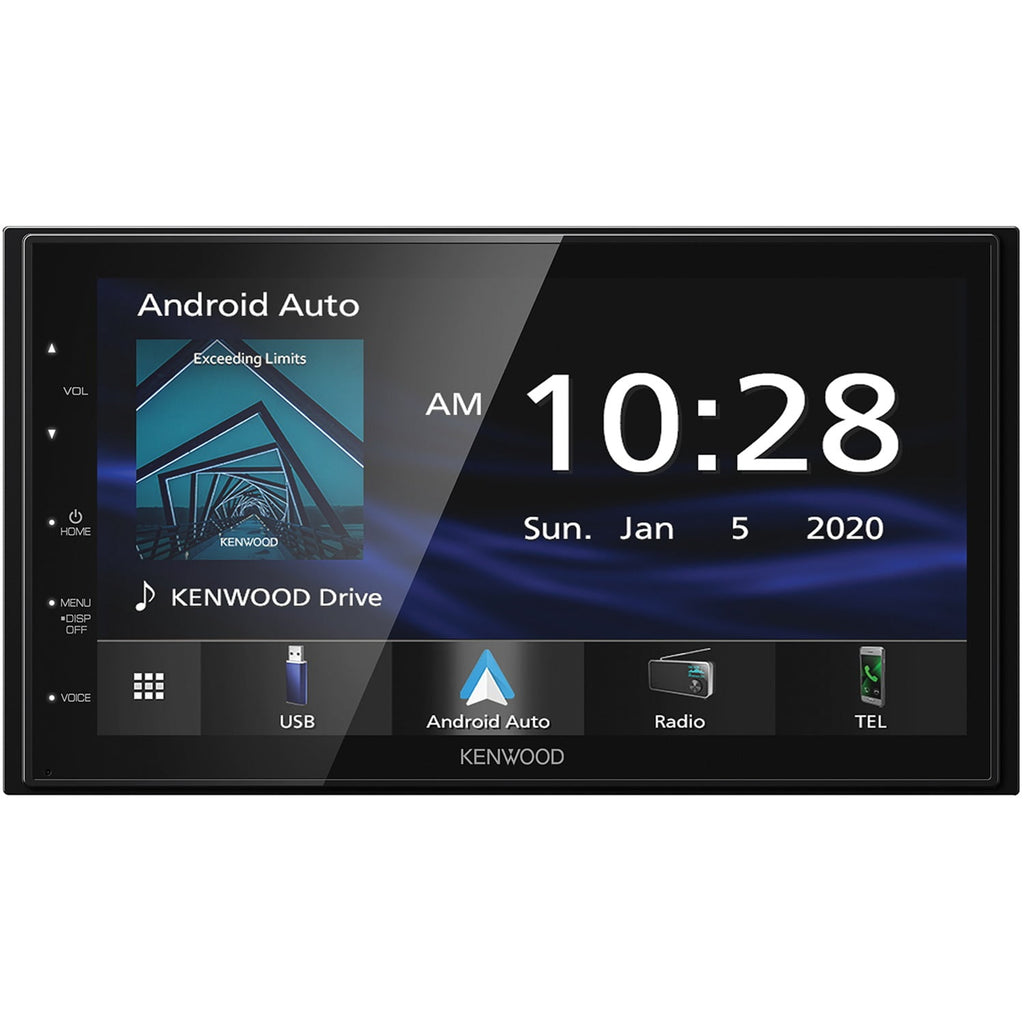 Kenwood Double-DIN In-Dash 6.8" Multimedia Receiver with Bluetooth, Apple CarPlay, Android Auto and SiriusXM Ready