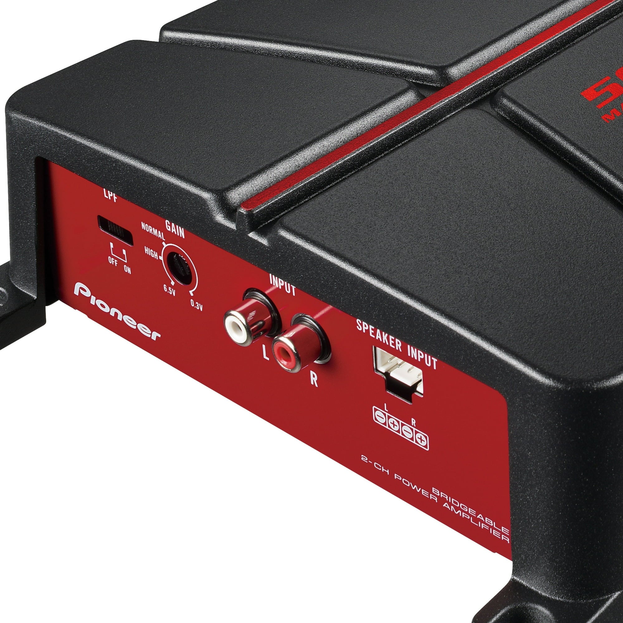 Pioneer 2-Channel - Class AB, 500W Max Power - Bridgeable Amplifier