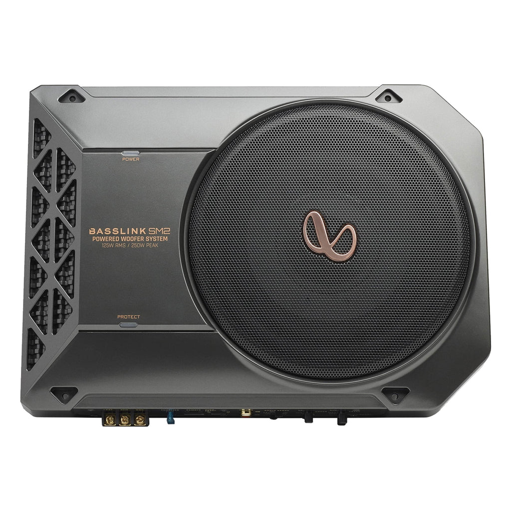 Infinity BASSLINK SM2 8" Shallow-Profile Powered Underseat Subwoofer w/ 125W Amp