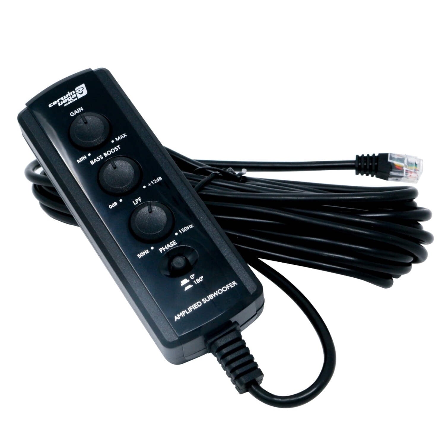 VEGA 12" Shallow Spare Tire Powered Subwoofer