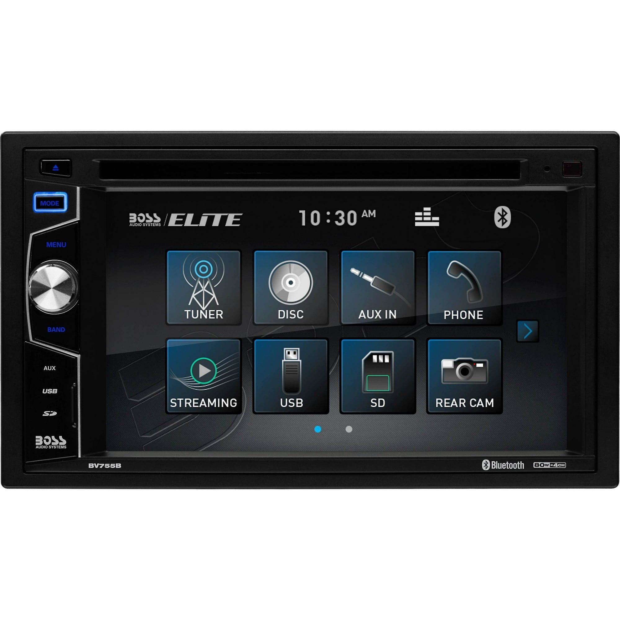 BOSS Elite Car DVD Player, Bluetooth, 6.2 Inch Touchscreen