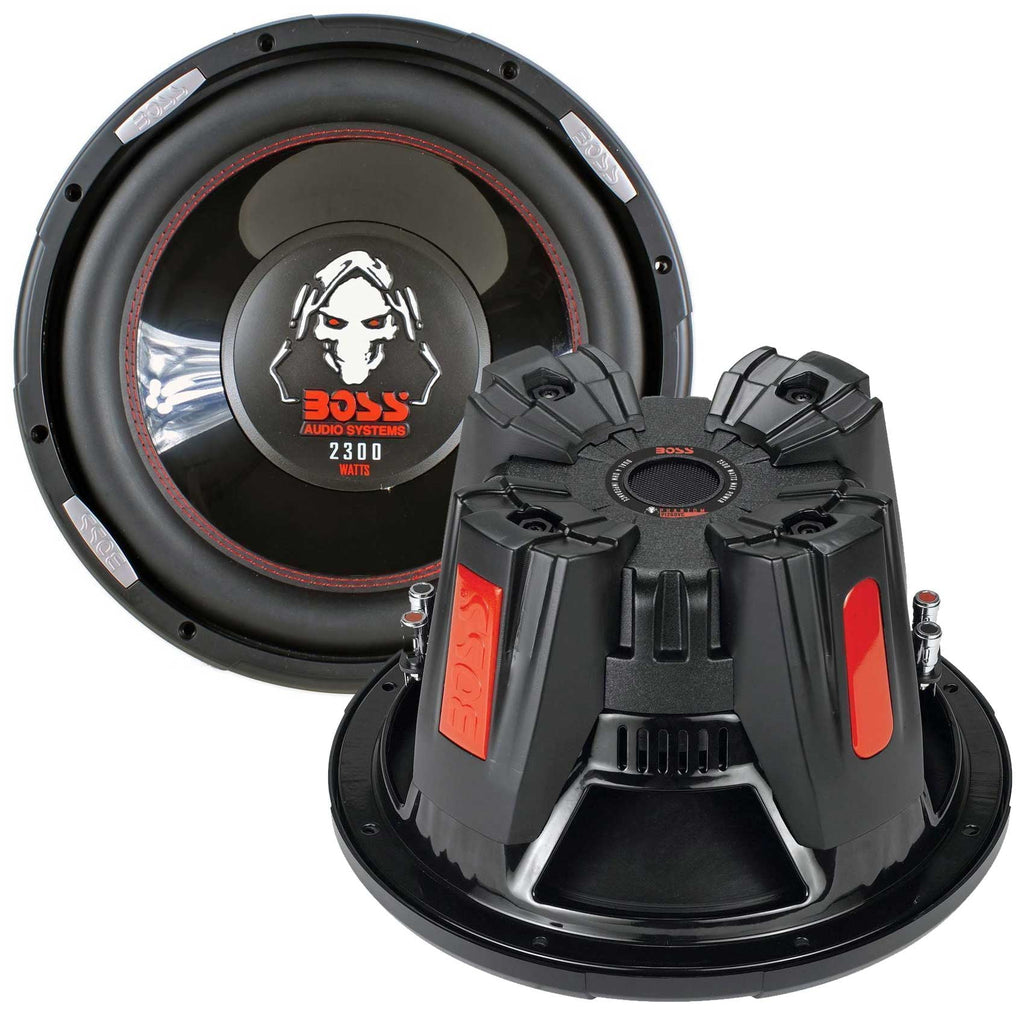 Boss 12" Dual 4-Ohm Voice Coil Subwoofer (One Subwoofer)