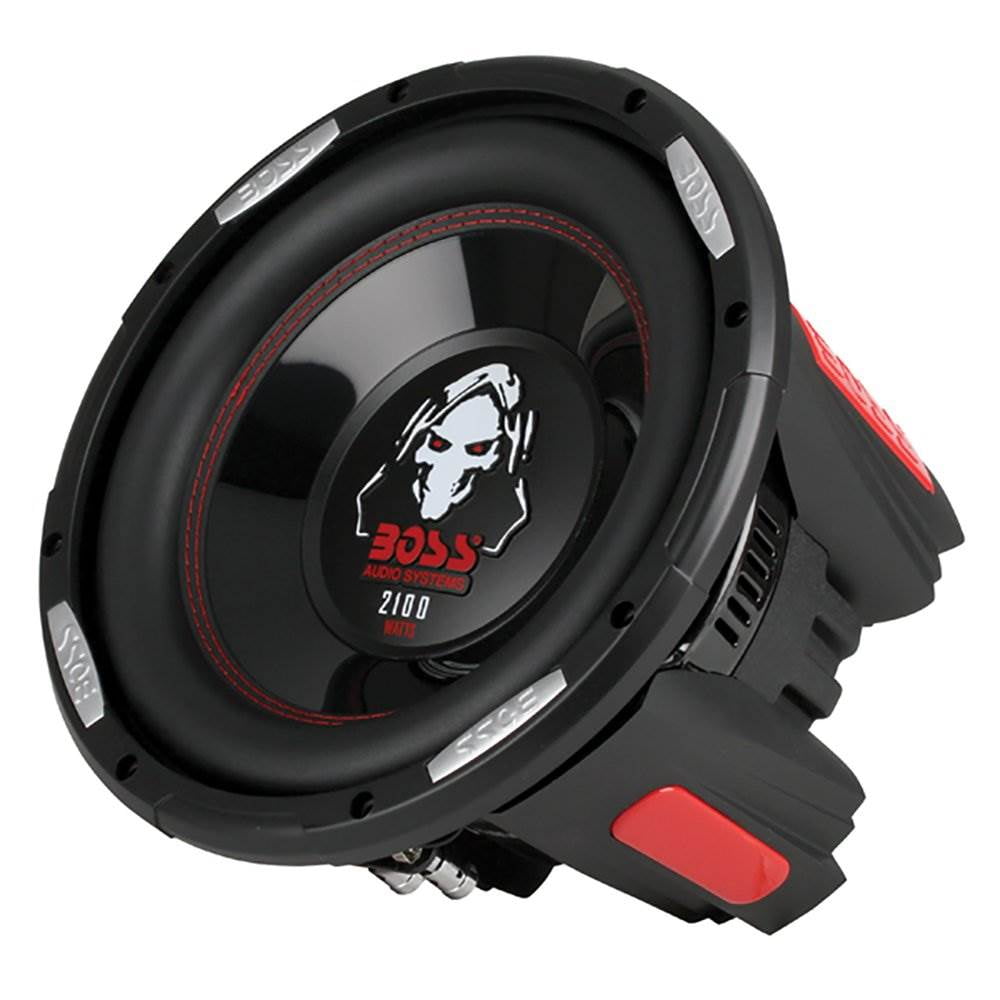 Boss Phantom 10 Inch 2100 Watt DVC 4 Ohm Deep Bass Car Subwoofer.