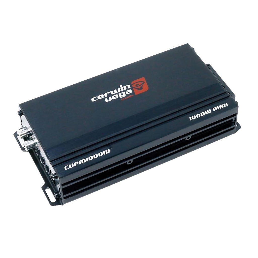 Cerwin-Vega Mobile Performance Series 1,000-Watt-Max Mini Monoblock Class-D Amplifier for Vehicles, with Wired Remote