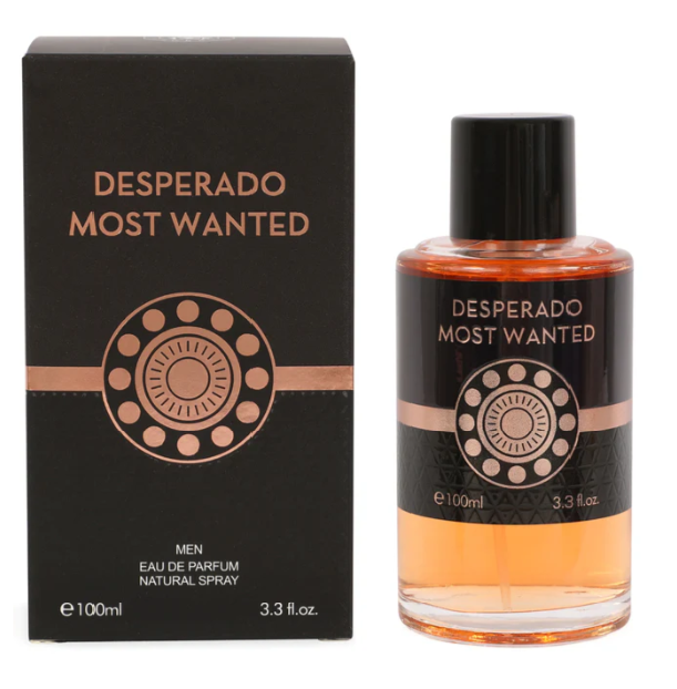 DESPERADO MOST WANTED SPRAY EAU DE PARFUM FOR MEN - 100ML/3.3 FL.OZ.