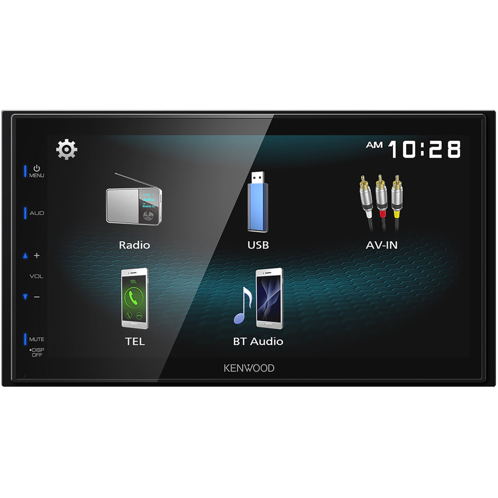 KENWOOD  2-DIN Car Stereo with 6.8" Touchscreen, Bluetooth and Back-up Camera Input (New)