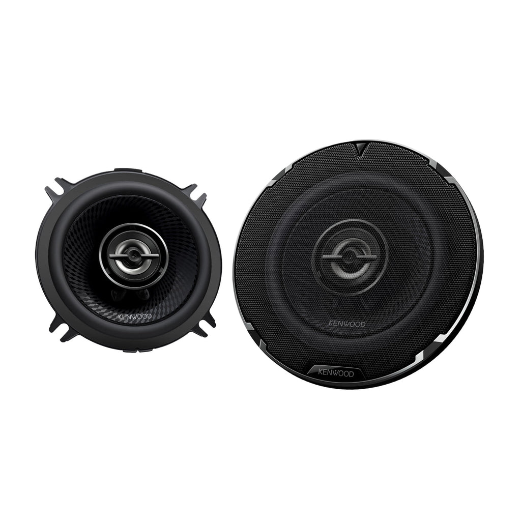 KENWOOD 5.25 Inch 330 Watt Max Power 2 Way Full Range Speakers Black, 2 Pack