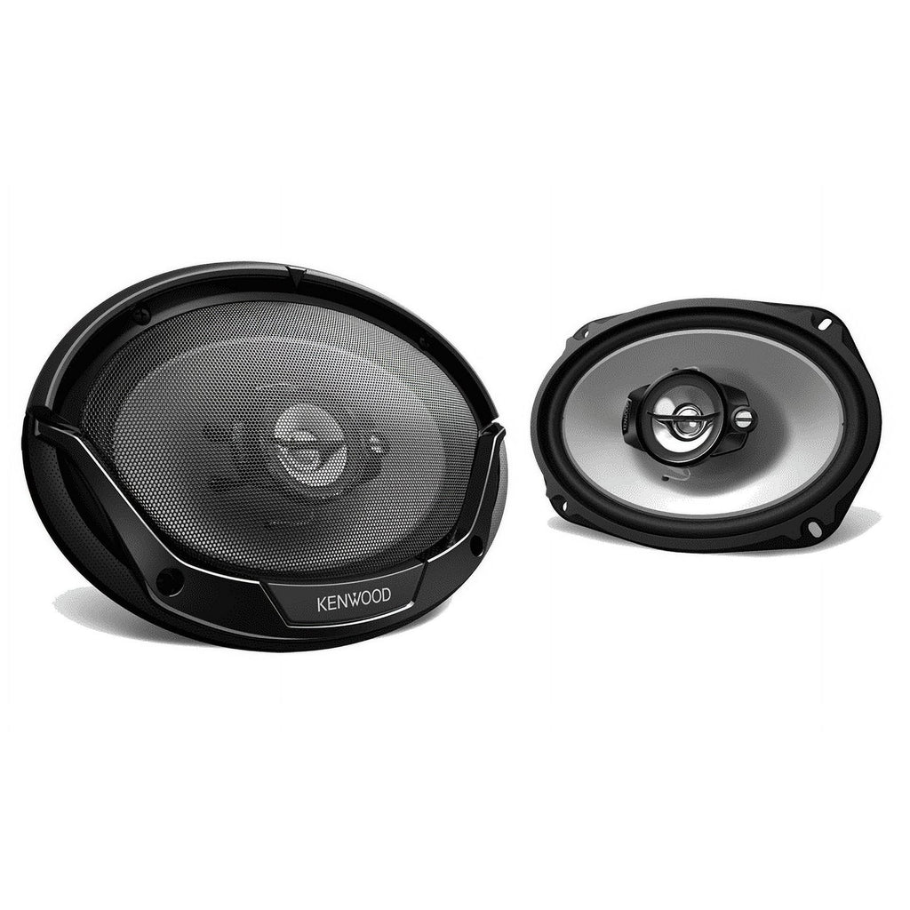 Kenwood 800W Max (90W RMS) 6" x 9" 3-Way Coaxial Car Speakers