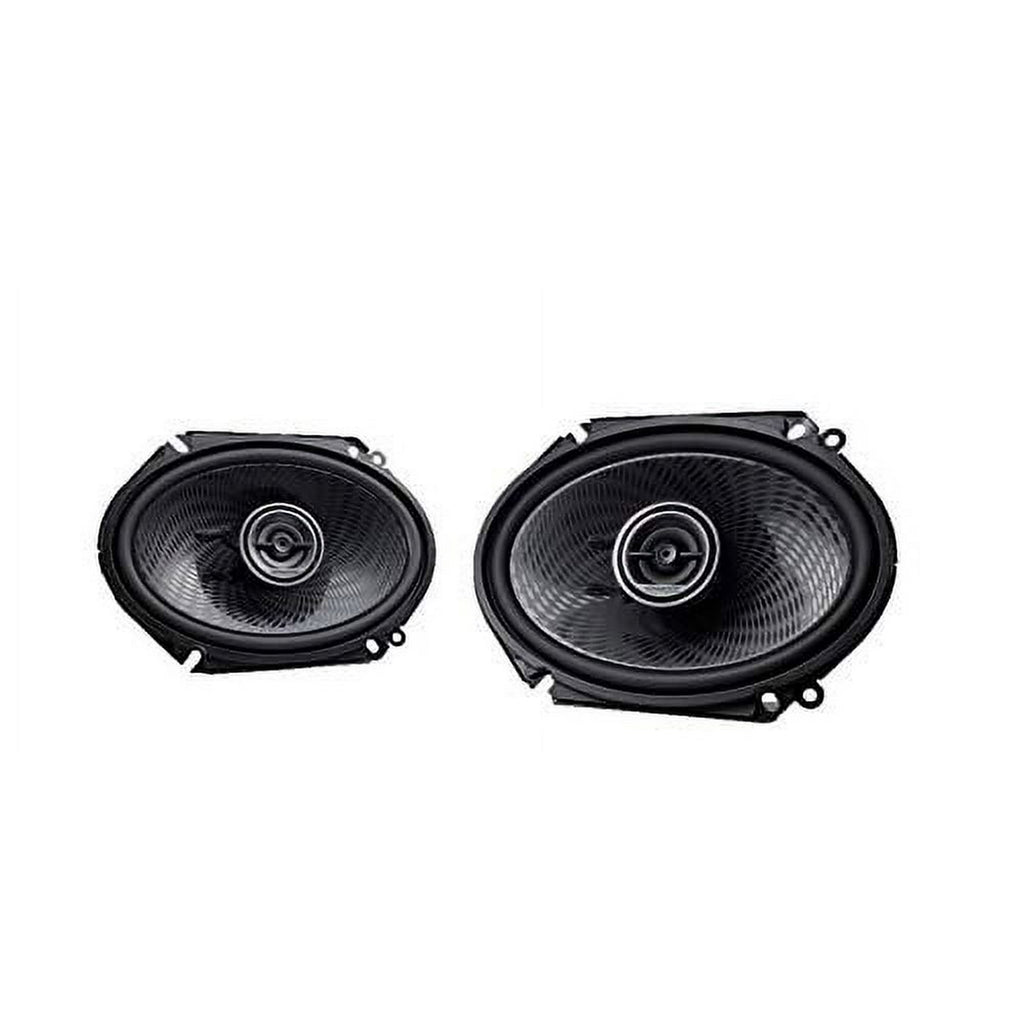 Kenwood 6x8 Inch 360 Watt Oval Custom Fit 2 Way Car Speakers (Pair)