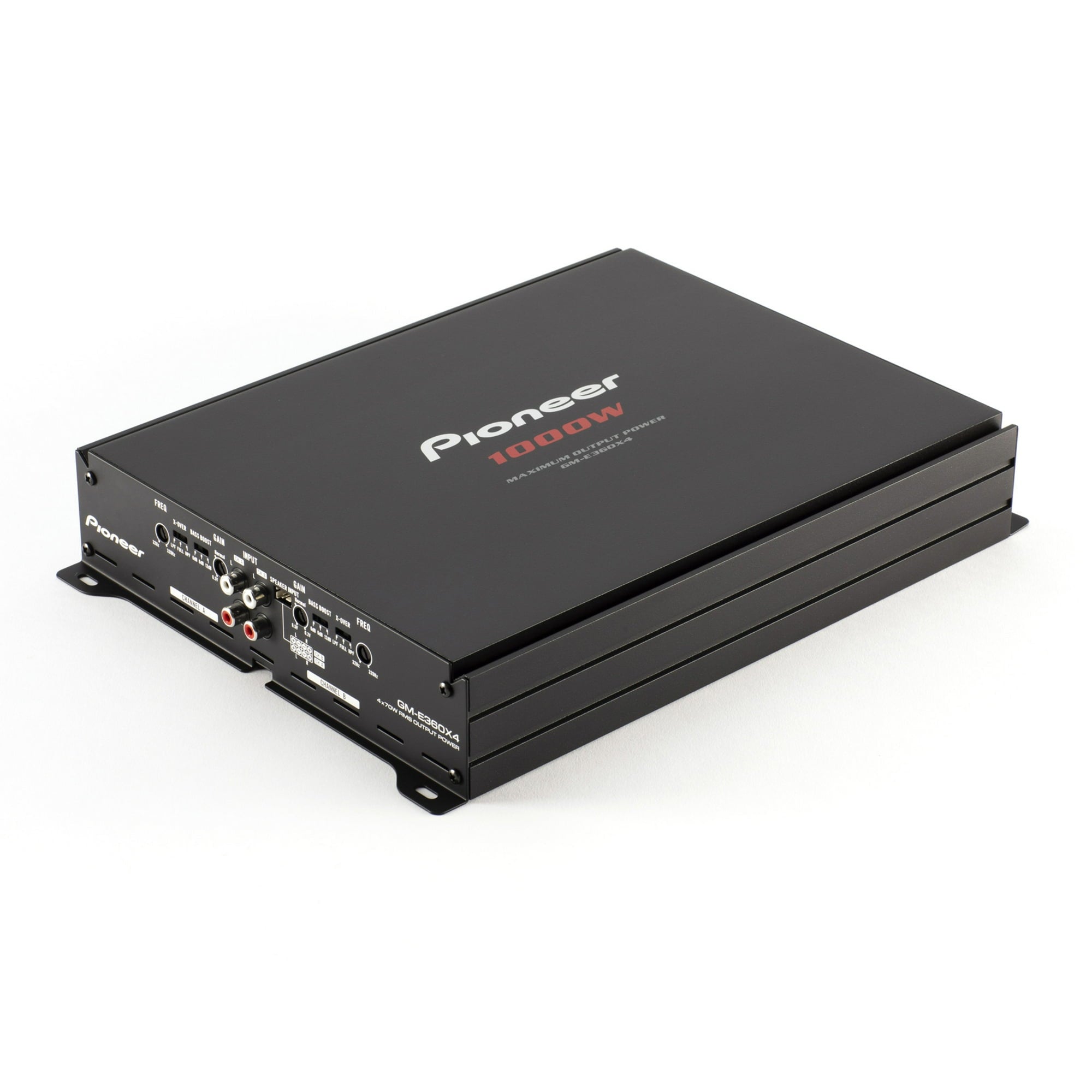 Pioneer 4-Channel - Class AB, 1000w Max Power - Bridgeable Amplifier