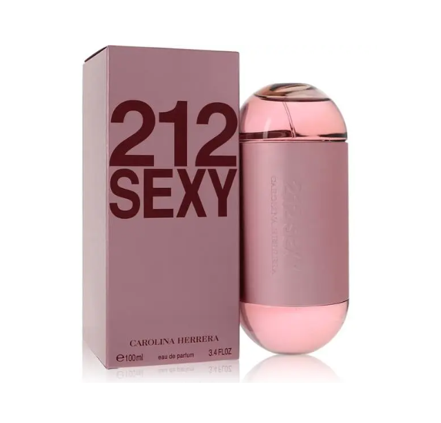 Perfume 212 Sexy Carolina Herrera de  3,4 Oz Feminino.