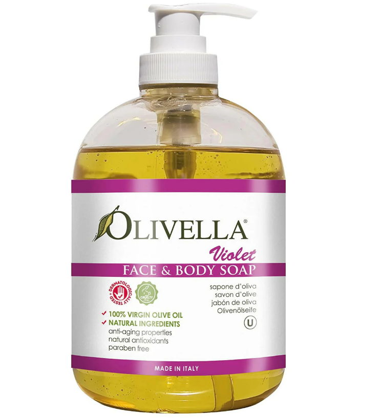 Olivella Violet Face and Body Moisture Soap