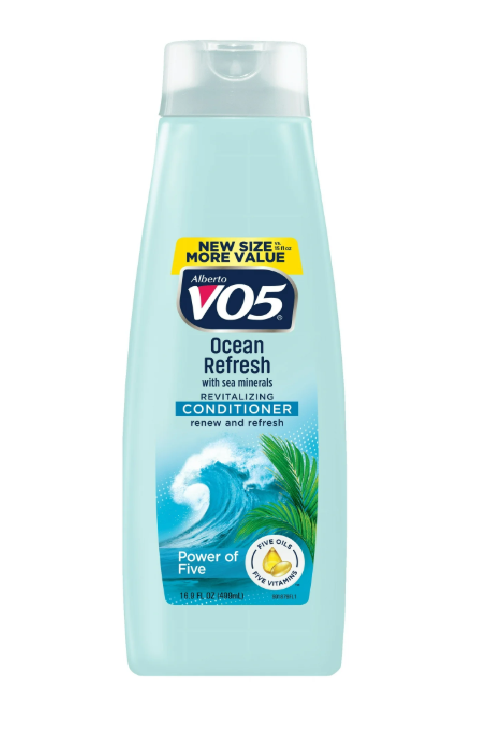 Condicionador Alberto VO5 Com Fragrancia Ocean Fresh Revitalizante de 15 Oz.