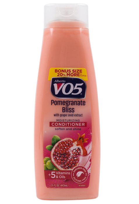 Condicionador Alberto Vo5 de Fragrancia Pomegranate Bliss Hidratante de 15 Oz.