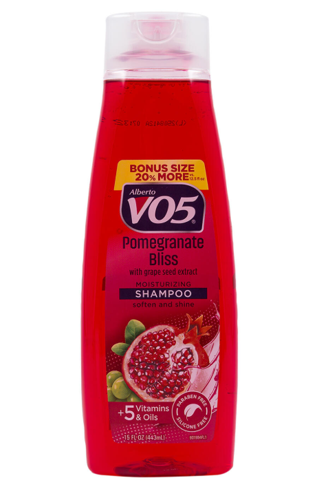 Shampoo Alberto VO5 Com Fragrancia Pomegranate Bliss Revitalizante de 15Oz.