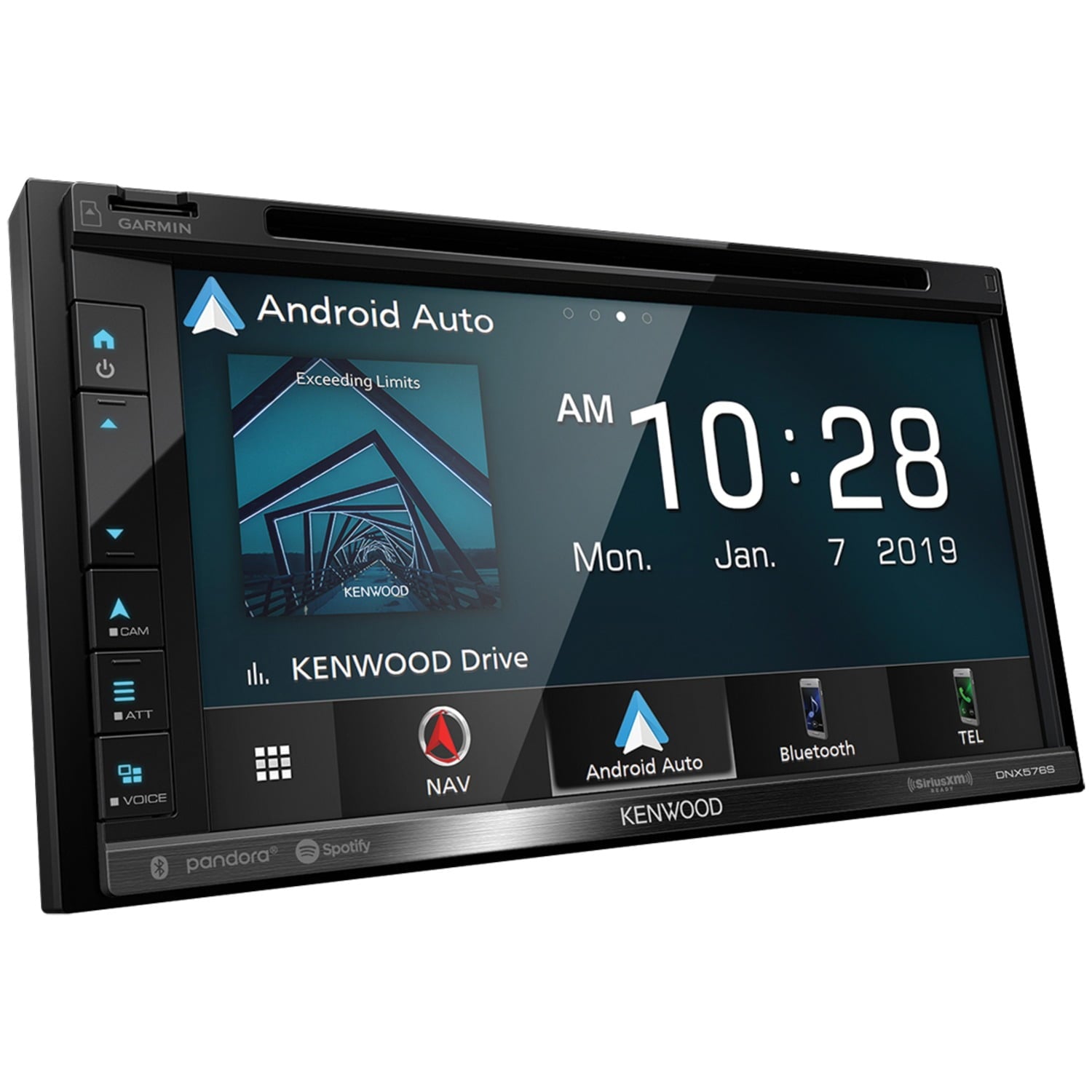 KENWOOD Garmin Integreded Dash 6.8-Inch Double-DIN In-Dash Navigation DVD Receiver with Bluetooth, Apple CarPlay, Android Auto, and SiriusXM Ready