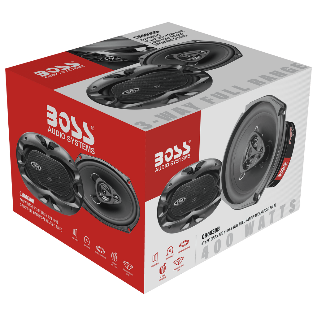 Boss Audio Chaos Series 6 x 9 inch Car Stereo Door Speakers