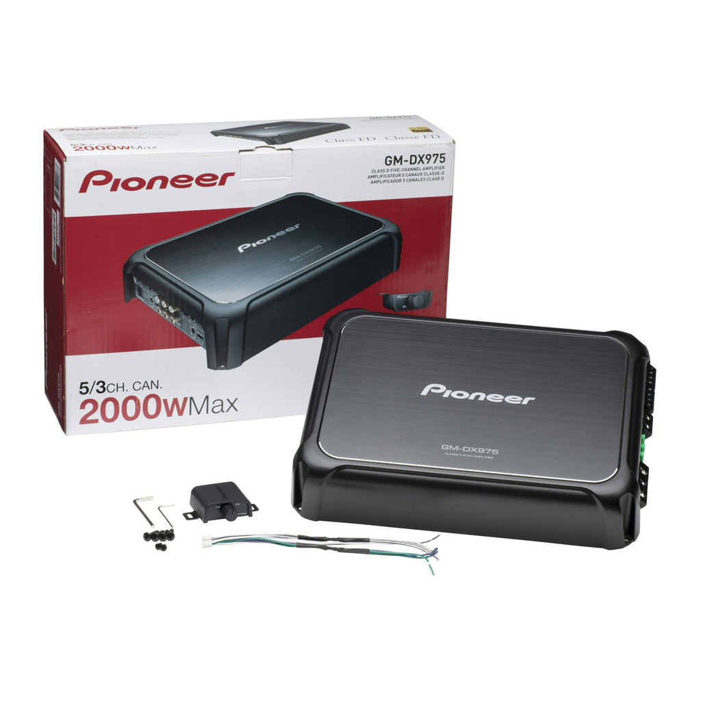 Pioneer GM-DX975 5-Channel – Hi-Res Certified, Class FD, 2000 W Max Power – Digital Amplifier