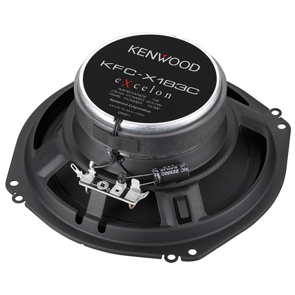 Premium Kenwood KFC-X183C Excelon Series 6.5" 2-Way 280W Car Speaker System