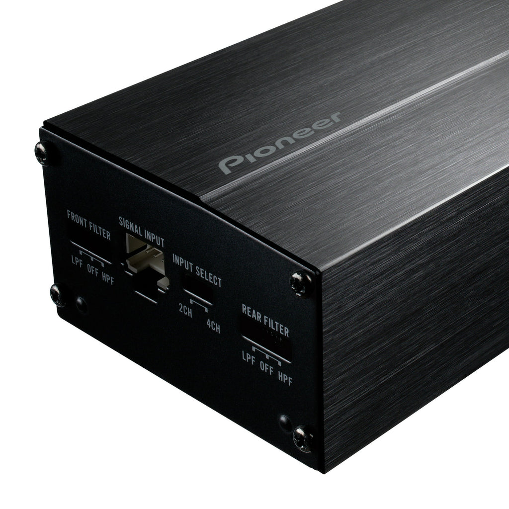 Pioneer 4-Channel – Class FD, 400 W Max Power – Digital Compact Amplifier