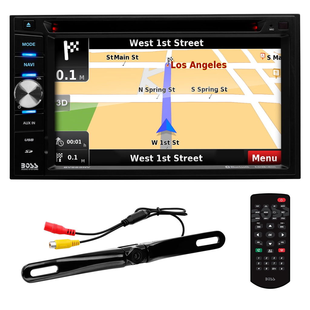 Boss Car Multimedia Touchscreen Radio and CD Player Car In-Dash Unit, 3.80 in