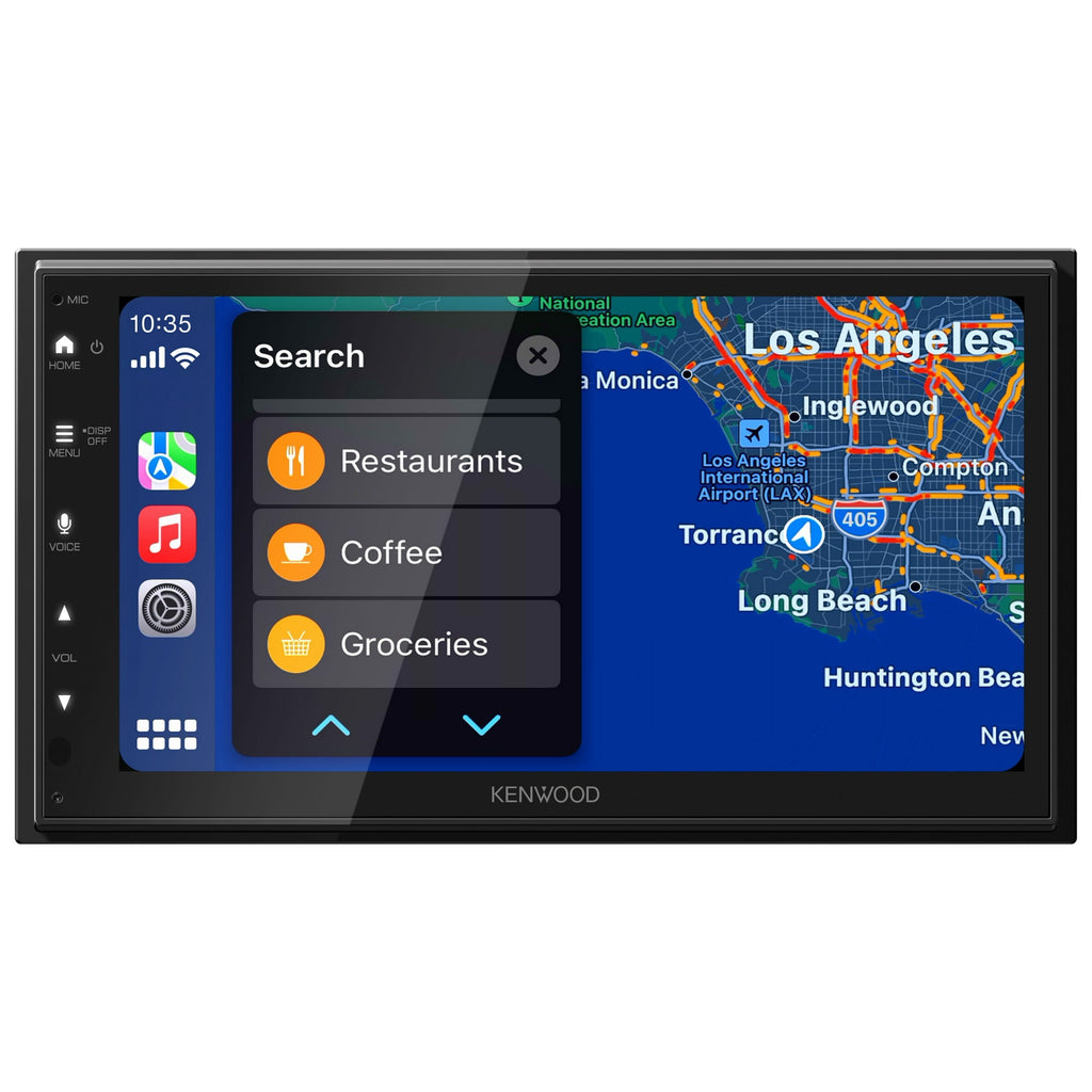 KENWOOD Dish AV Car Stereo with Wireless CarPlay/Android Auto, 6.8" Touchscreen, Back up camera input