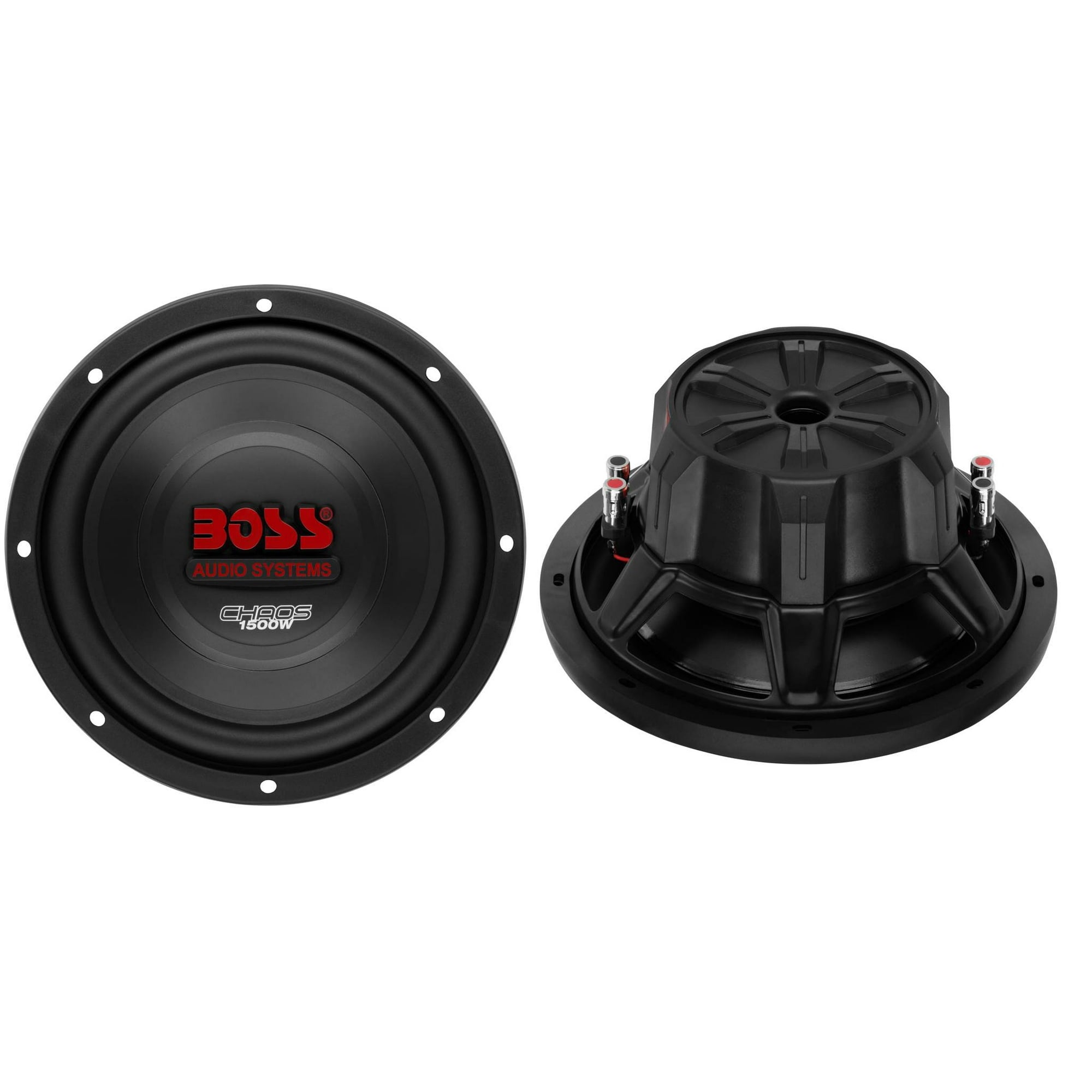Boss 10" 3000W Car Subwoofers Subs Woofers 4 Ohm Vented Box Enclosure Pair.