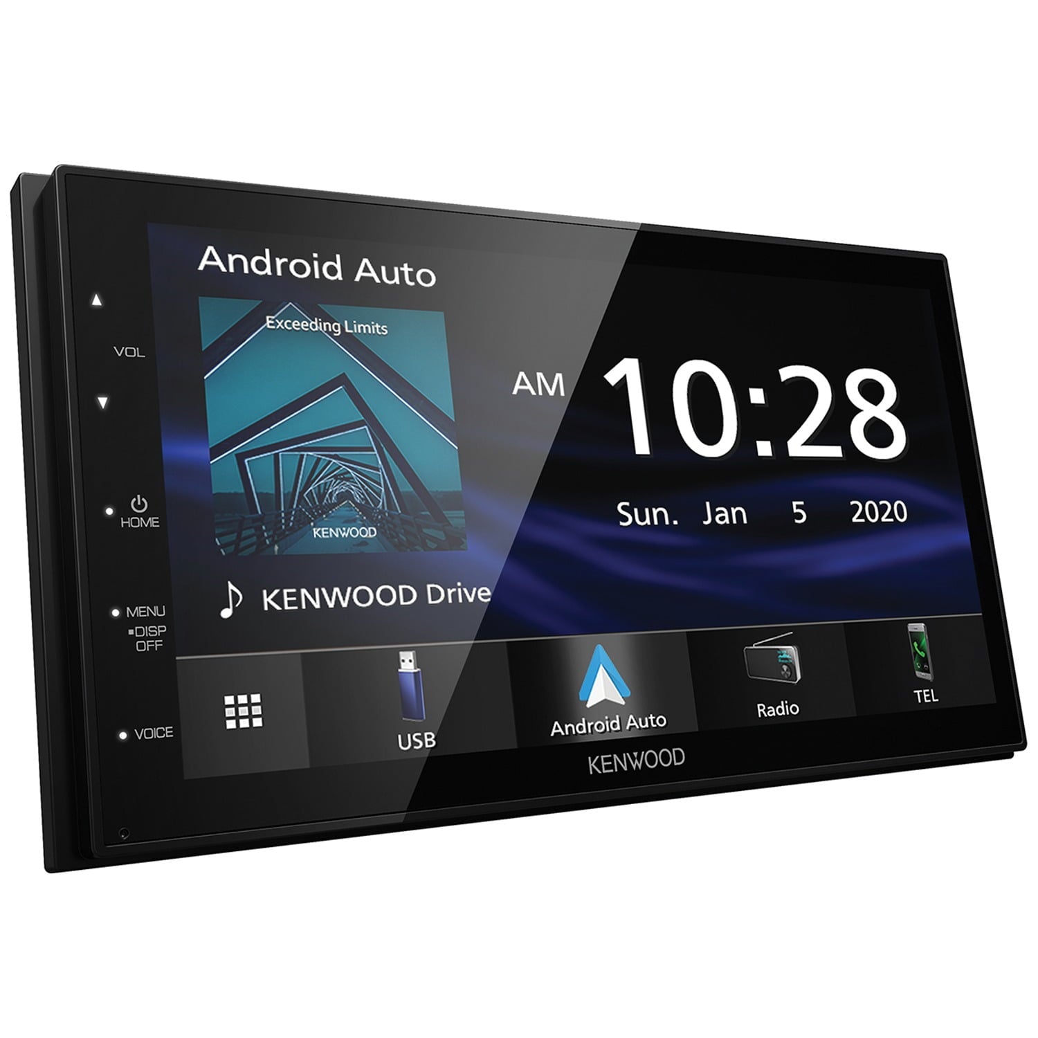 Kenwood Double-DIN In-Dash 6.8" Multimedia Receiver with Bluetooth, Apple CarPlay, Android Auto and SiriusXM Ready